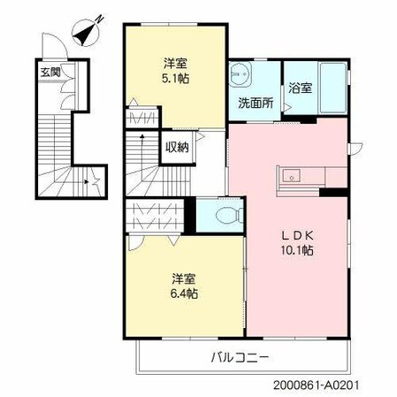 ショコラ・ＰＡＬの物件間取画像